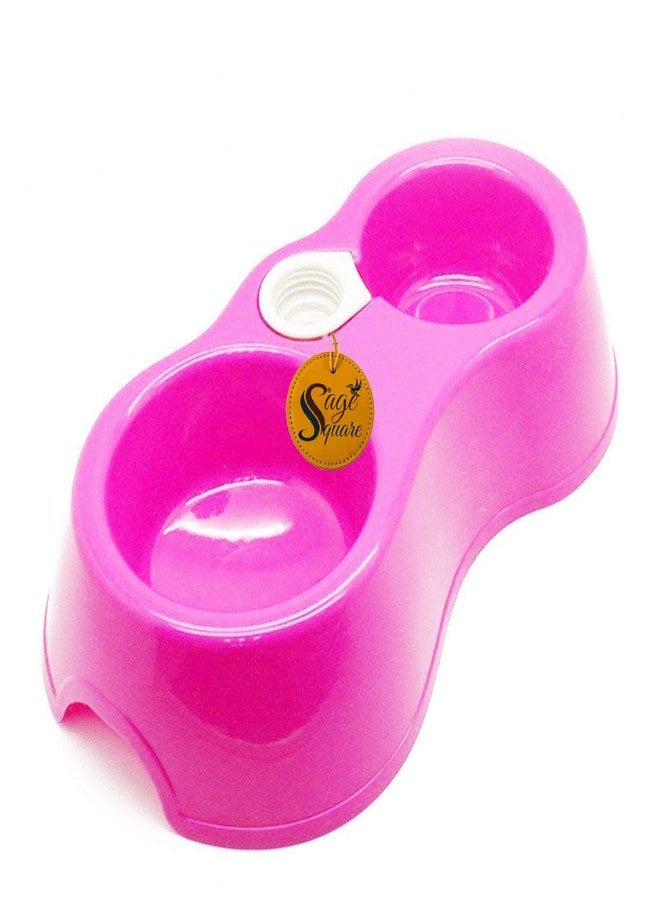 Sage Square Pets Food and Water Bowl Feeder for Small Medium Dogs & Cats (Random) - Image 4